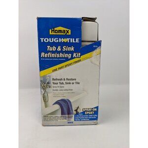 Homax Tough As Tile White Tub & Sink Refinishing Kit 32 oz One Part Epoxy
